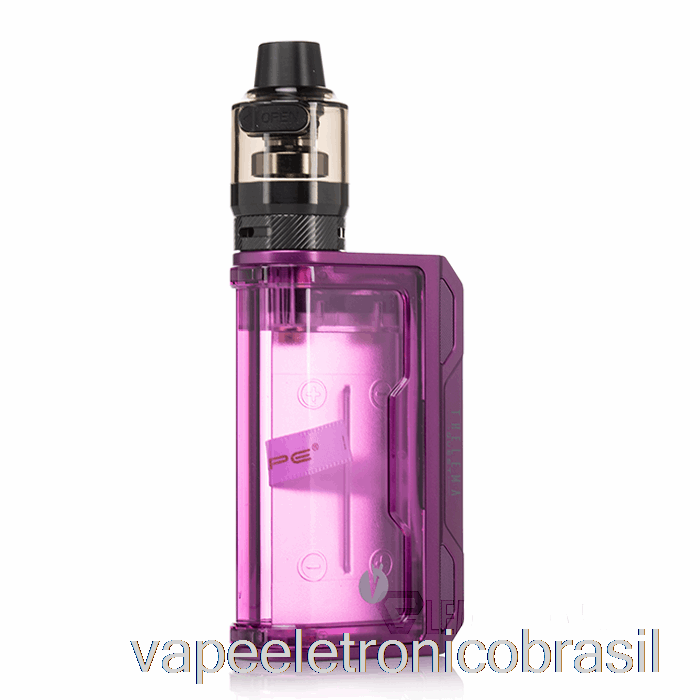 Vape Recarregável Vape Perdido Thelema Quest 200w Starter Kit Mystic Purple / Clear